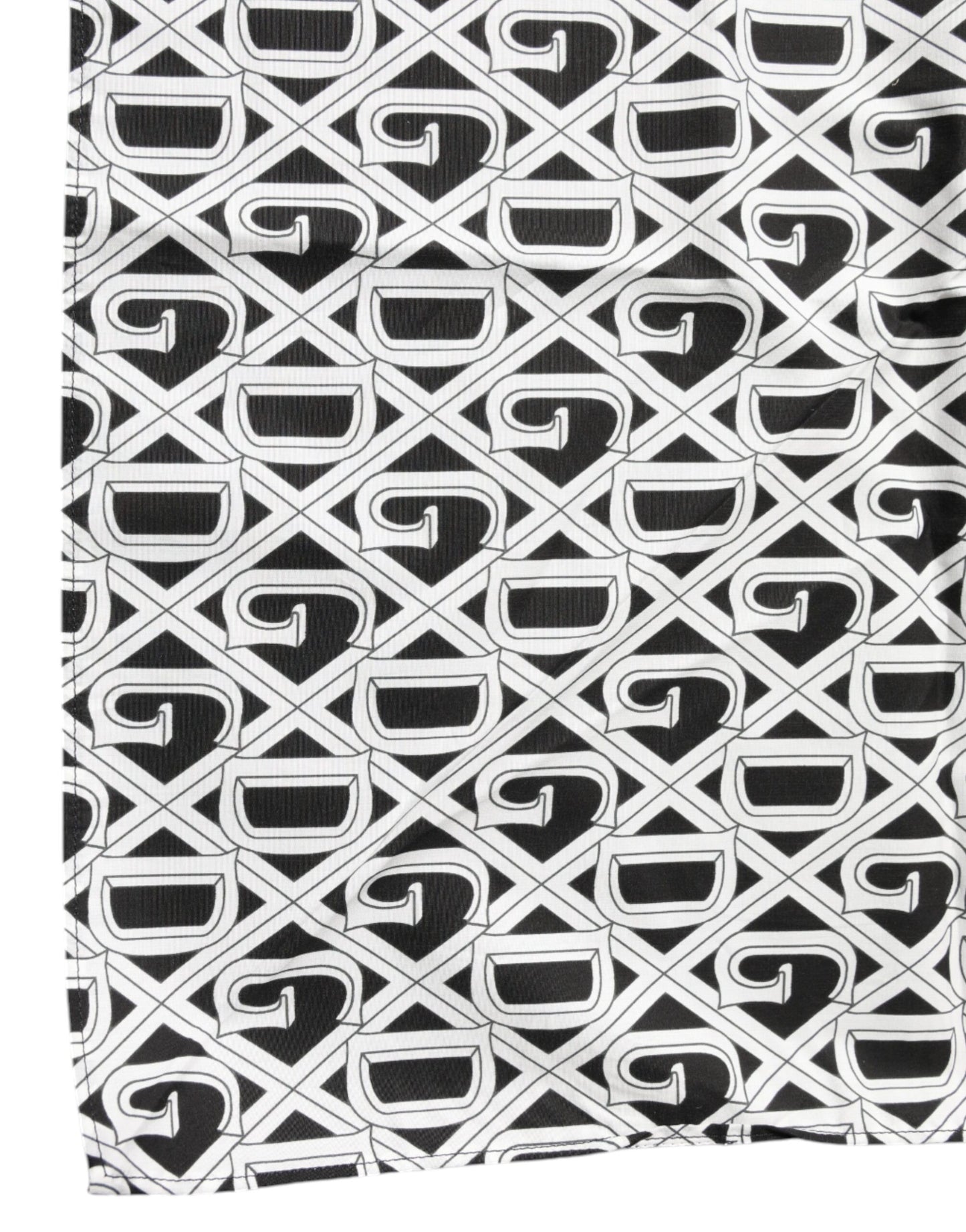 Dolce & Gabbana White Logo Monogram Cotton Bandana Scarf