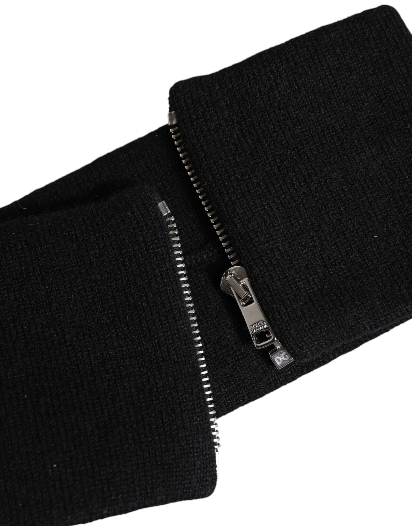 Dolce & Gabbana Black White Knitted Headband Hat