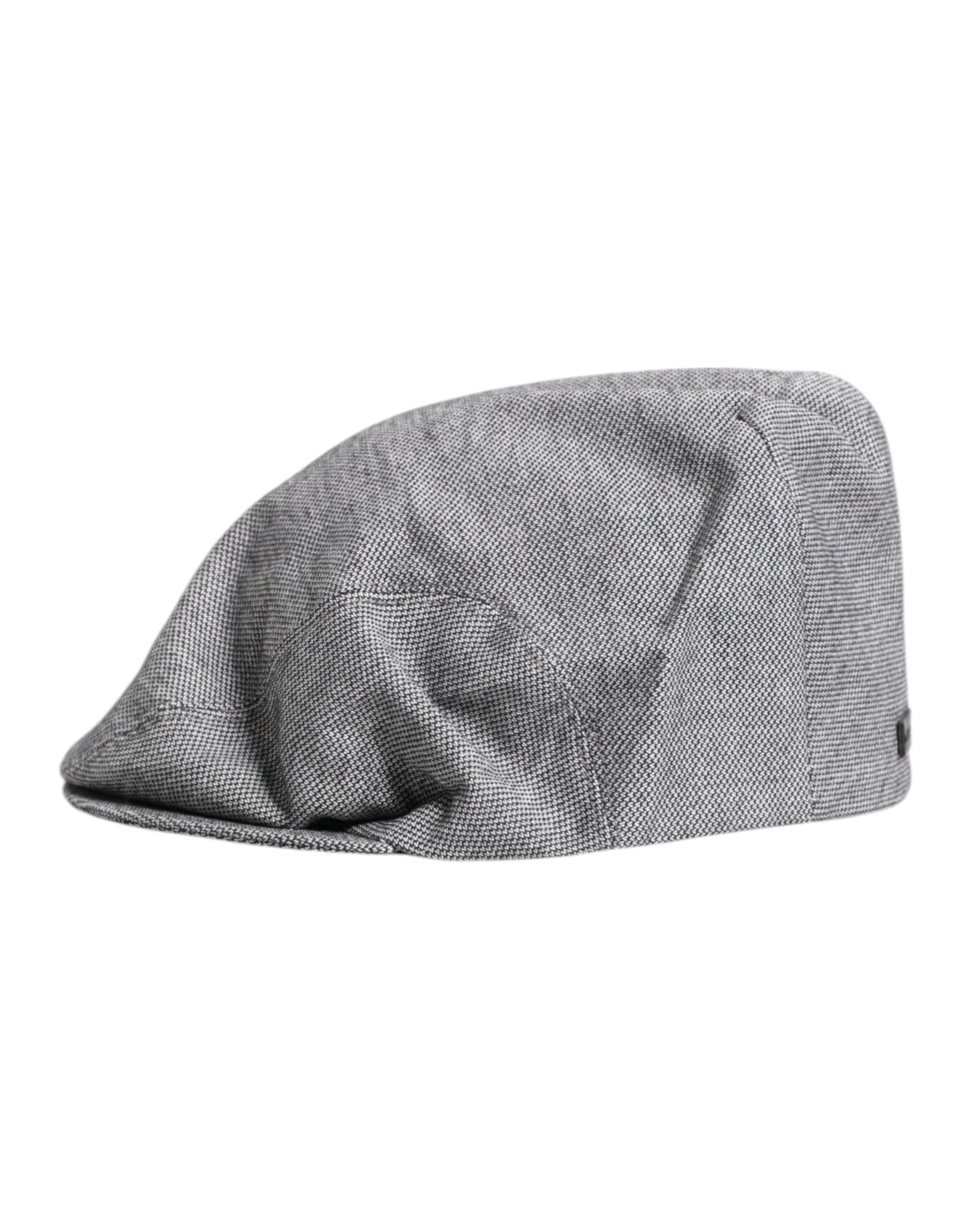 Dolce & Gabbana Gray Cotton Newsboy Capello Cabbie Hat