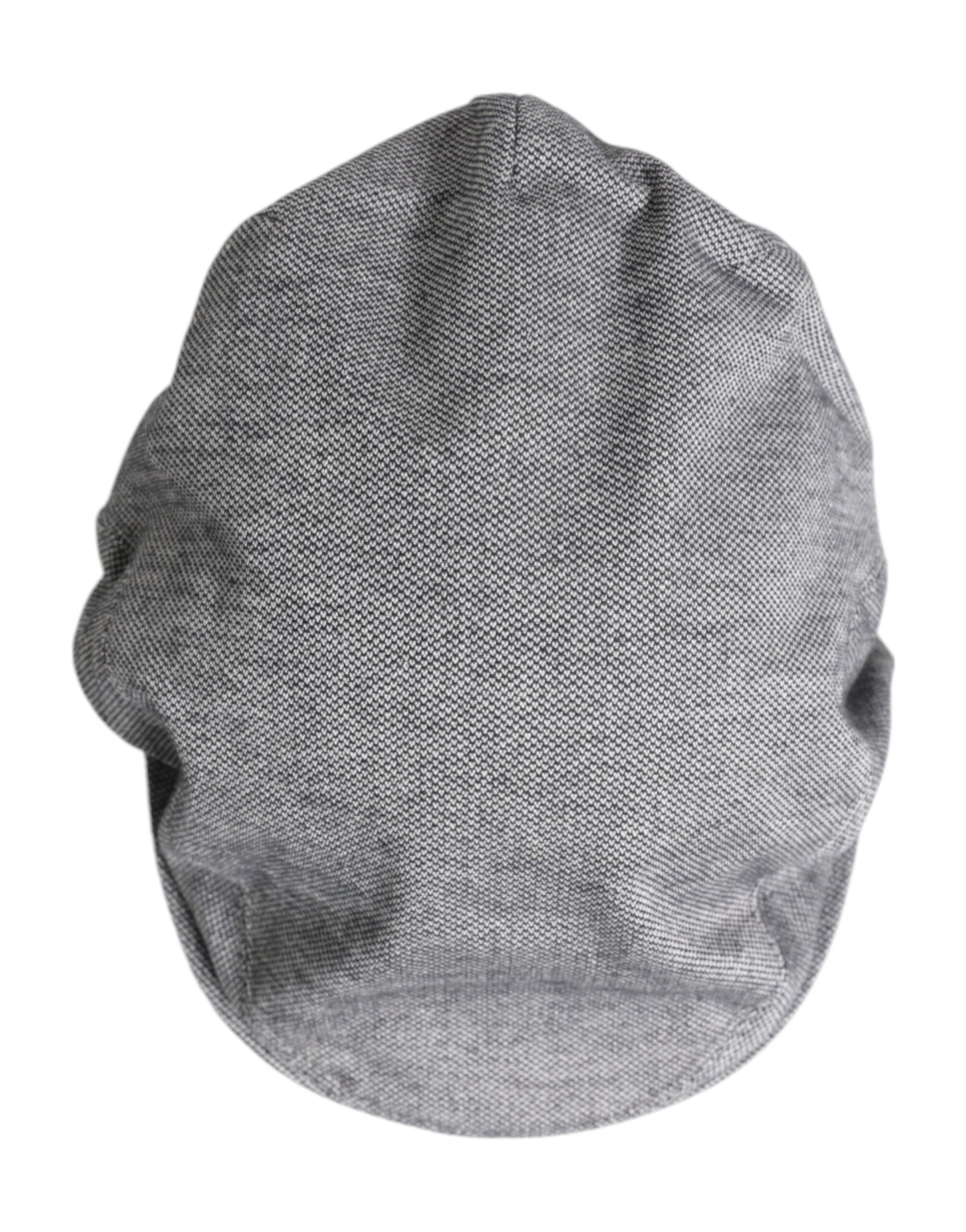 Dolce & Gabbana Gray Cotton Newsboy Capello Cabbie Hat