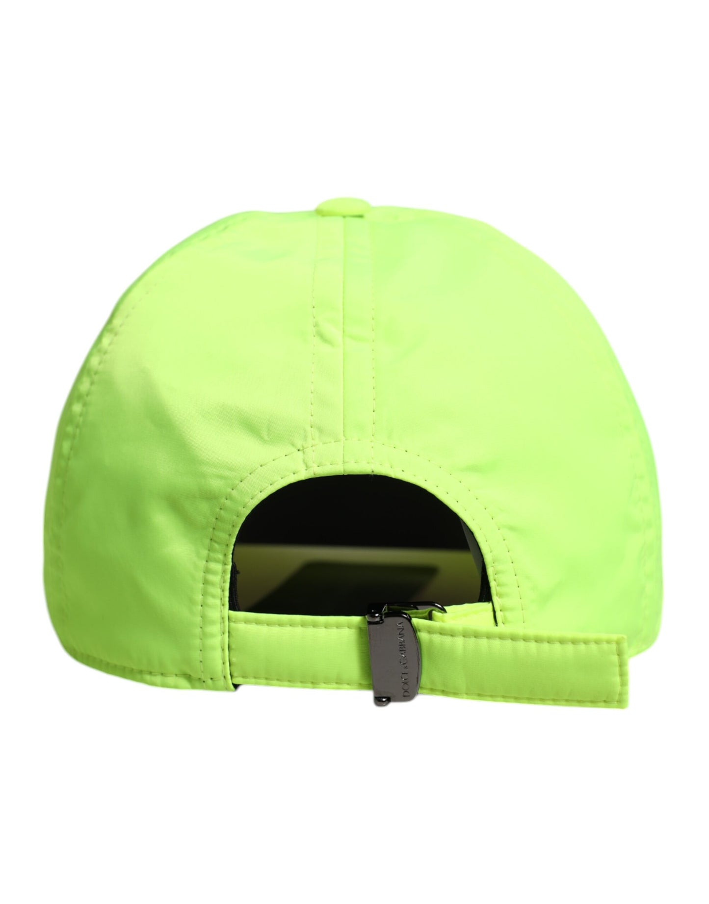 Dolce & Gabbana Yellow Green DG Logo 6 Panels Baseball Cap