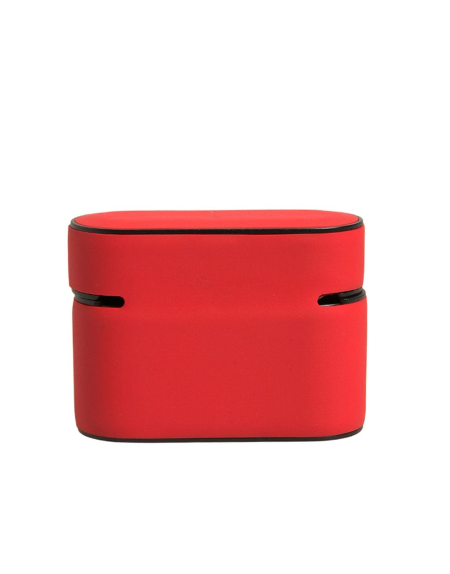 Dolce & Gabbana Red Embossed Logo Plaque Holder Airpods Case