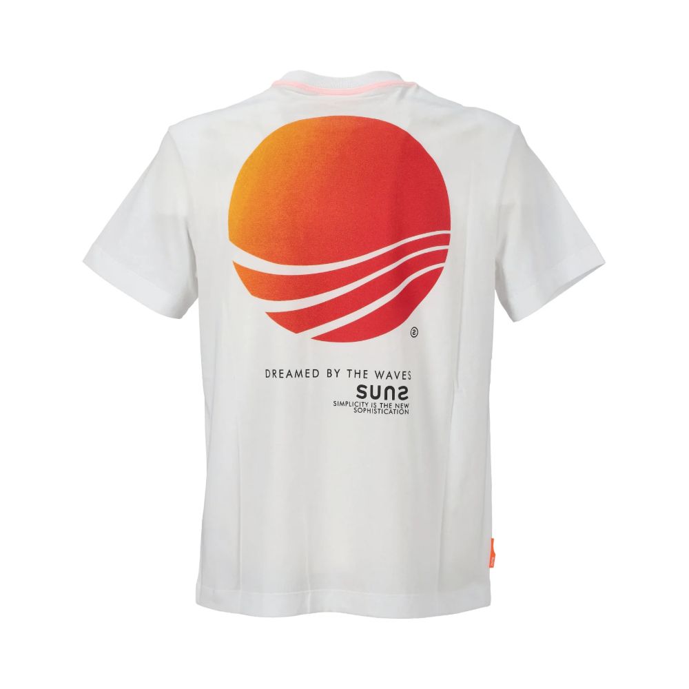 Suns White Cotton T-Shirt