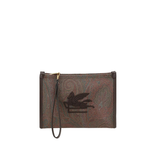 Etro Pouch bag with Pegaso detail