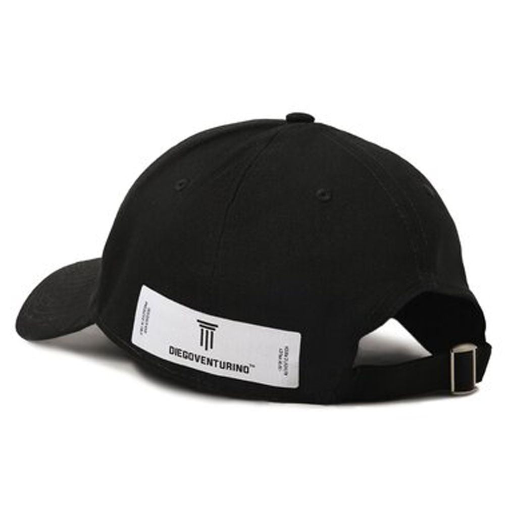 Diego Venturino Black Cotton Hats & Cap
