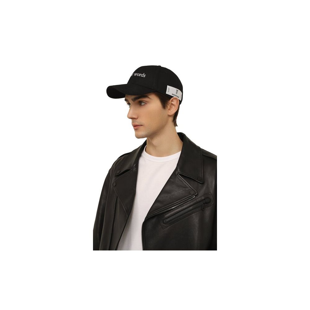 Diego Venturino Black Cotton Hats & Cap