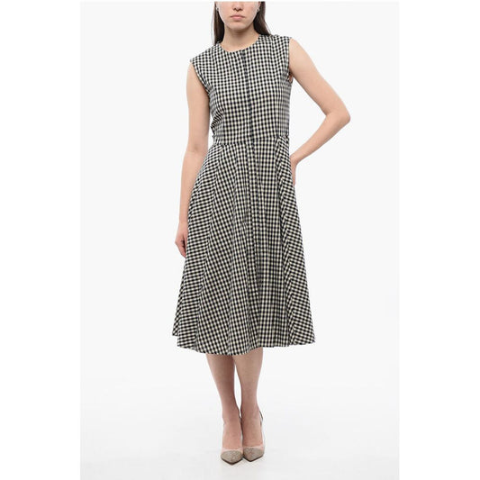 Woolrich Checkered Sleeveless Shirt Dress
